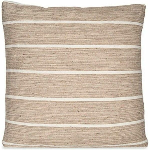 Cushion Stripes Brown Grey 45 x 12 x 45 cm (12 Units) For Sale