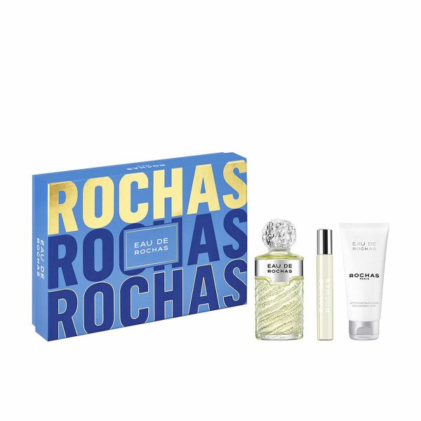 Women s Perfume Set Rochas EAU DE ROCHAS EDT 3 Pieces Discount