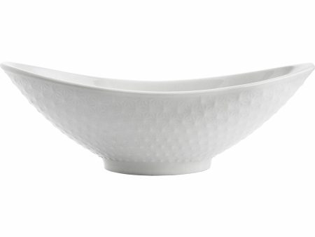 Serving Platter Quid Gastro Oval Ceramic White (21,5 x 12,5 x 7 cm) (6 Units) on Sale