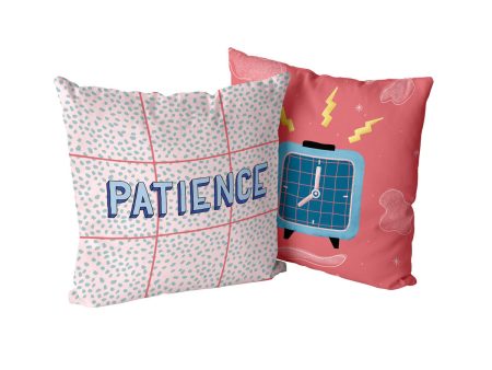 Cushion cover HappyFriday Aware Patience Multicolour 50 x 50 cm 2 Pieces Online