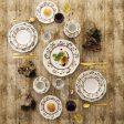 Serving Platter Queen´s By Churchill Assam Circular White Ceramic China crockery (3 Units) Hot on Sale