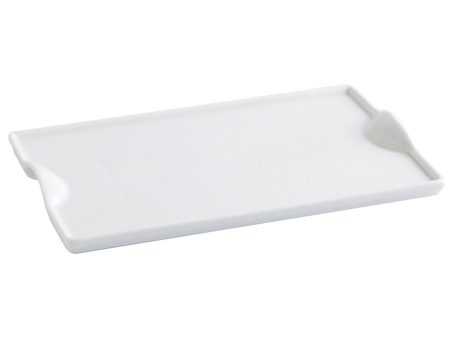 Snack tray Quid Gastro Fun White Ceramic 25,5 x 15,5 cm (6 Units) (Pack 6x) Online