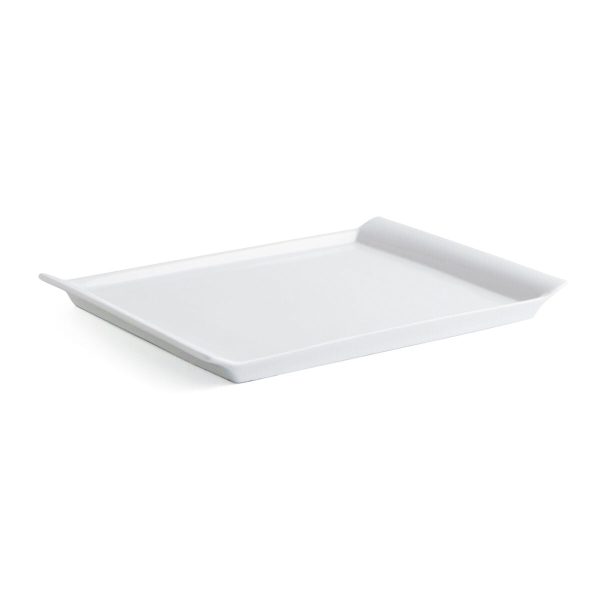 Serving Platter Quid Gastro Fresh Ceramic White (31 x 23 cm) (6 Units) on Sale