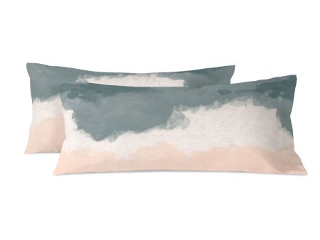 Pillowcase HappyFriday Blanc Seaside Multicolour 45 x 110 cm (2 Units) Cheap