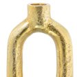 Candle Holder Alexandra House Living Golden Aluminium 14 x 8 x 22 cm 14 x 22 x 8 cm Fashion