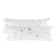 Pillowcase HappyFriday Blanc Dandelion Multicolour 45 x 155 cm Online Hot Sale