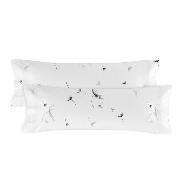 Pillowcase HappyFriday Blanc Dandelion Multicolour 45 x 155 cm Online Hot Sale