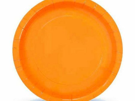 Plate set Algon Disposable 20 cm Cardboard Yellow 10 Pieces (36 Units) For Cheap