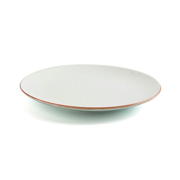 Flat plate Ariane Terra Ceramic Beige (Ø 27 cm) (6 Units) Online now