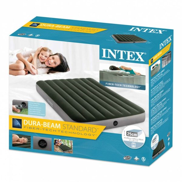 Inflatable Mattress Intex Full Dura-Beam Prestige 137 x 25 x 191 cm 3 Units Cheap