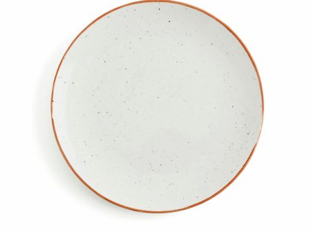 Flat plate Ariane Terra Ceramic Beige (Ø 21 cm) (12 Units) Cheap