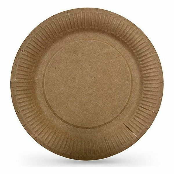 Plate set Algon Disposable kraft paper 10 Pieces 20 cm (24 Units) on Sale