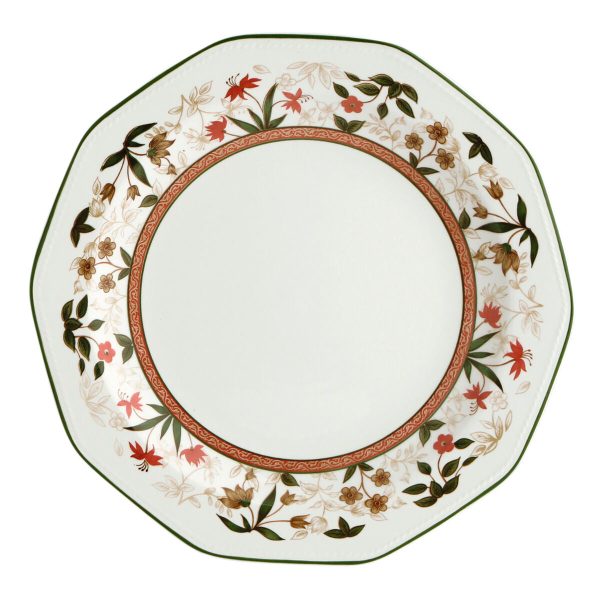 Serving Platter Queen´s By Churchill Assam Circular White Ceramic China crockery (3 Units) Hot on Sale