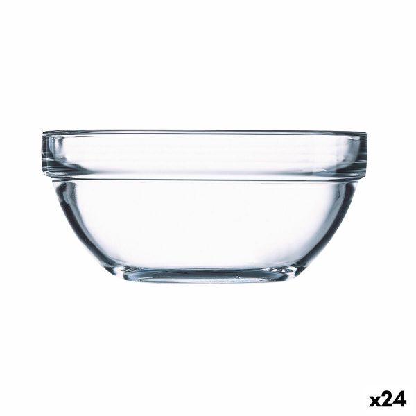 Bowl Luminarc Apilable Transparent Glass Ø 14 cm (24 Units) For Discount