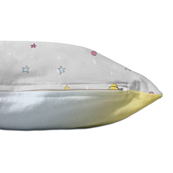 Cushion cover HappyFriday Le Petit Prince Univers  Multicolour 50 x 30 cm For Cheap