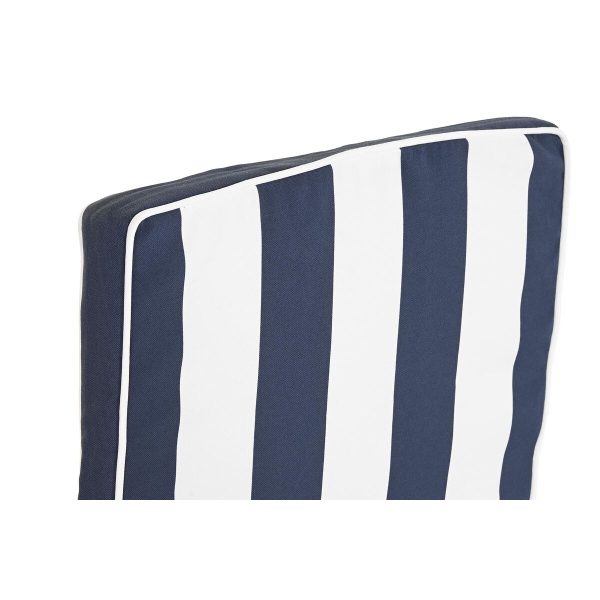 Cushion DKD Home Decor White Navy Blue Stripes 42 x 4 x 115 cm For Discount