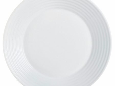 Deep Plate Luminarc Harena White Glass (Ø 23,5 cm) (24 Units) Online