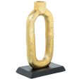 Candle Holder Alexandra House Living Golden Aluminium 14 x 8 x 22 cm 14 x 22 x 8 cm Fashion