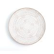 Flat Plate Ariane Tornado White Bicoloured Ceramic Ø 31 cm (6 Units) Hot on Sale