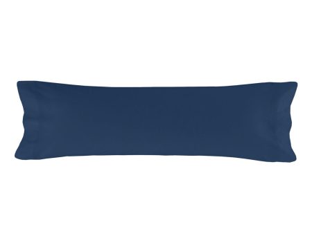 Pillowcase HappyFriday BASIC Navy Blue 45 x 125 cm Online Hot Sale