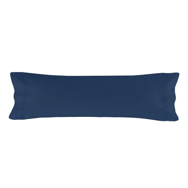 Pillowcase HappyFriday BASIC Navy Blue 45 x 125 cm Online Hot Sale