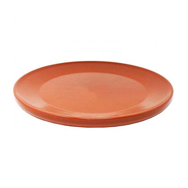 Serving Platter Raimundo Barro Profesional Brown Baked clay Ø 30 cm (6 Units) Discount