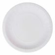 Plate set Algon Disposable Cardboard White 25 Pieces 20 cm (36 Units) Supply