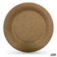 Plate set Algon Disposable kraft paper 10 Pieces 20 cm (24 Units) on Sale