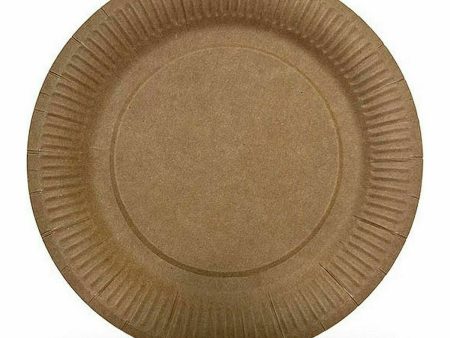 Plate set Algon Disposable kraft paper 10 Pieces 20 cm (24 Units) on Sale