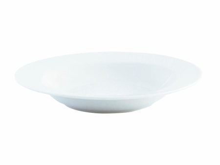 Deep Plate Quid Basic White Ceramic Ø 21,5 cm (12 Units) For Sale