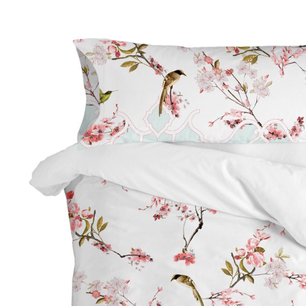 Pillowcase HappyFriday Sakura Multicolour 45 x 155 cm For Discount