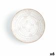 Deep Plate Ariane Tornado Ceramic Bicoloured (Ø 21 cm) (6 Units) Hot on Sale