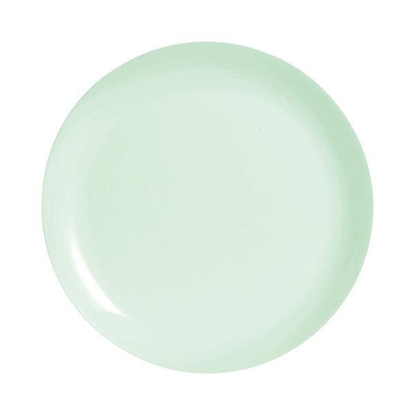 Flat Plate Luminarc Diwali Paradise Green Glass 25 cm (24 Units) Online now