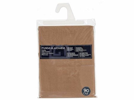 Pillowcase 45 x 0,3 x 90 cm Brown (12 Units) Hot on Sale