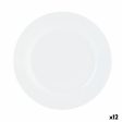 Flat Plate Quid Basic White Ceramic 23 cm (12 Units) For Cheap