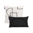 Cushion cover HappyFriday Blanc Serenity  Multicolour 2 Pieces Online now