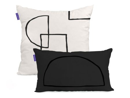 Cushion cover HappyFriday Blanc Serenity  Multicolour 2 Pieces Online now