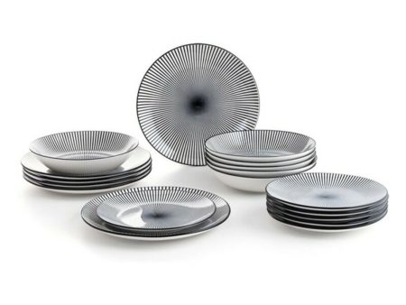 Tableware Quid Miami Black Ceramic For Sale