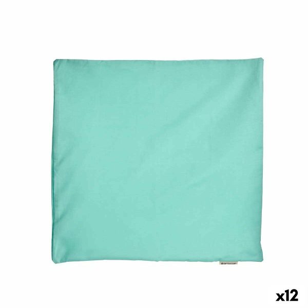 Cushion cover Turquoise (60 x 0,5 x 60 cm) (12 Units) Fashion