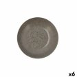 Deep Plate Ariane Oxide Ceramic Grey (Ø 21 cm) (6 Units) For Discount