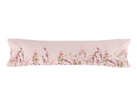 Pillowcase HappyFriday Chinoiserie rose Multicolour 45 x 155 cm Online Sale