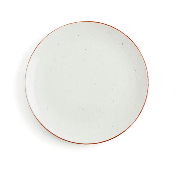 Flat plate Ariane Terra Ceramic Beige (Ø 29 cm) (6 Units) Cheap