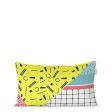 Cushion cover HappyFriday HF Living Squiggles Multicolour 50 x 30 cm Cheap