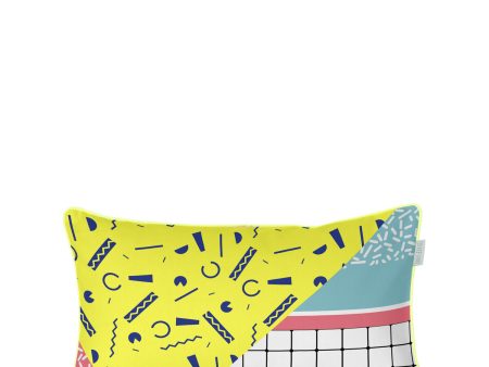 Cushion cover HappyFriday HF Living Squiggles Multicolour 50 x 30 cm Cheap