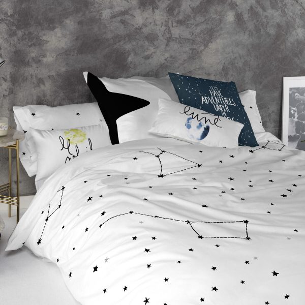 Cushion cover HappyFriday Blanc Constellation Multicolour 60 x 60 cm Online now