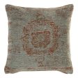 Cushion DKD Home Decor 8424001832521 Green Light brown Squared Arab 45 x 12 x 45 cm Hot on Sale