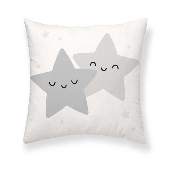 Cushion cover Kids&Cotton Nadir A Grey 50 x 50 cm For Discount