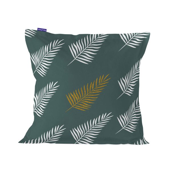 Cushion cover HappyFriday Blanc Foliage mint Multicolour 60 x 60 cm For Cheap