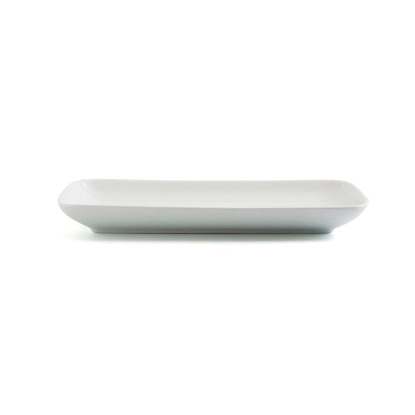 Serving Platter Ariane Vital Coupe Rectangular Ceramic White (28 x 14 cm) (6 Units) Sale