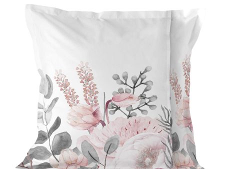 Pillowcase HappyFriday Delicate bouquet Multicolour 60 x 60 cm Hot on Sale